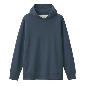 Muji Organic Cotton French Terry Pullover Hoodie Size S-M Unisex